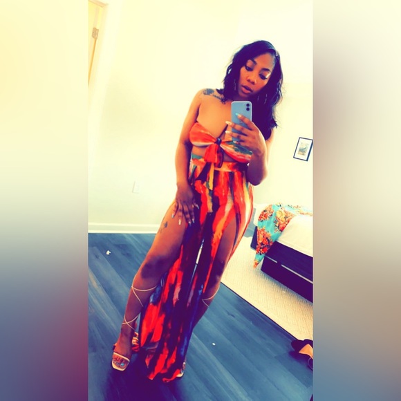 Go With It Pants Set -Multi Color - Picture 7 of 7